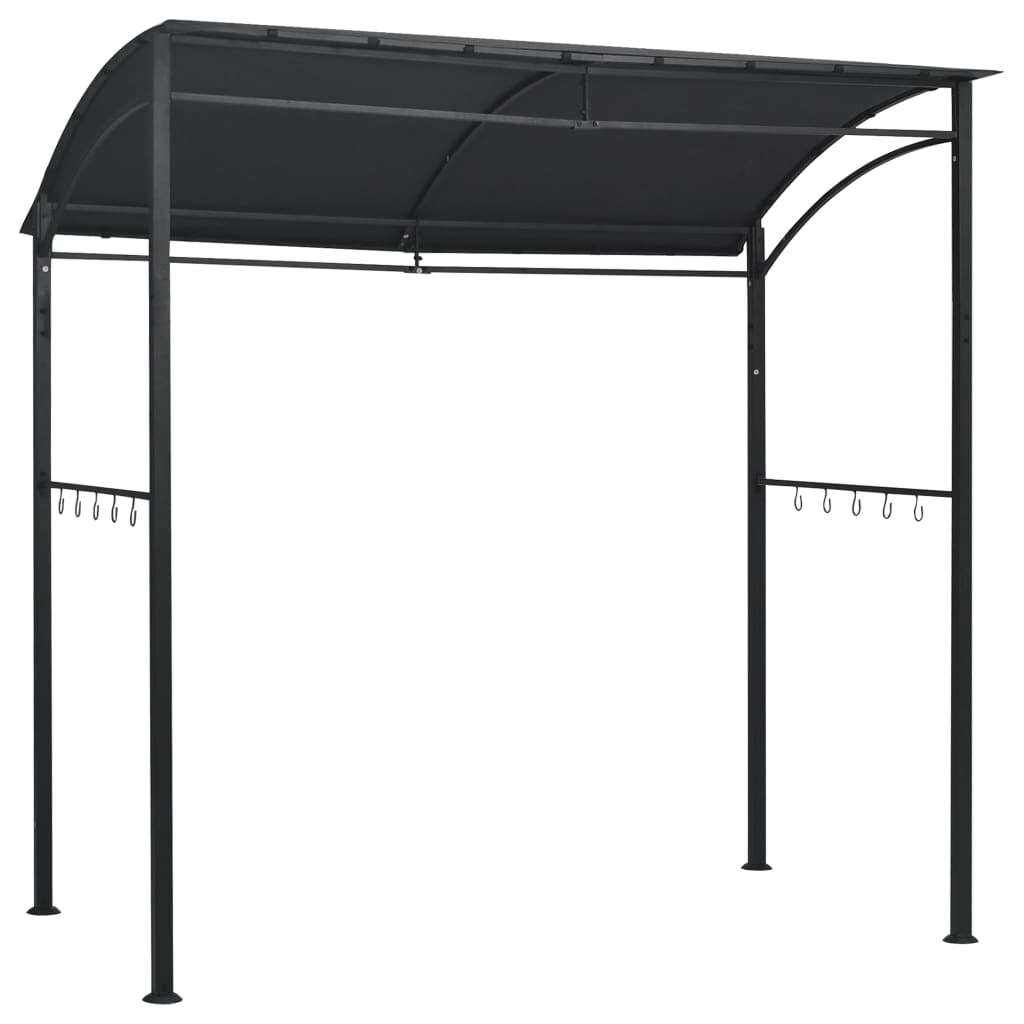 vidaXL BBQ-Pavillon 215x150x220 cm Anthrazit Stahl Image