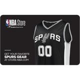 "San Antonio Spurs NBA Store eGift Card ($10-$500)"