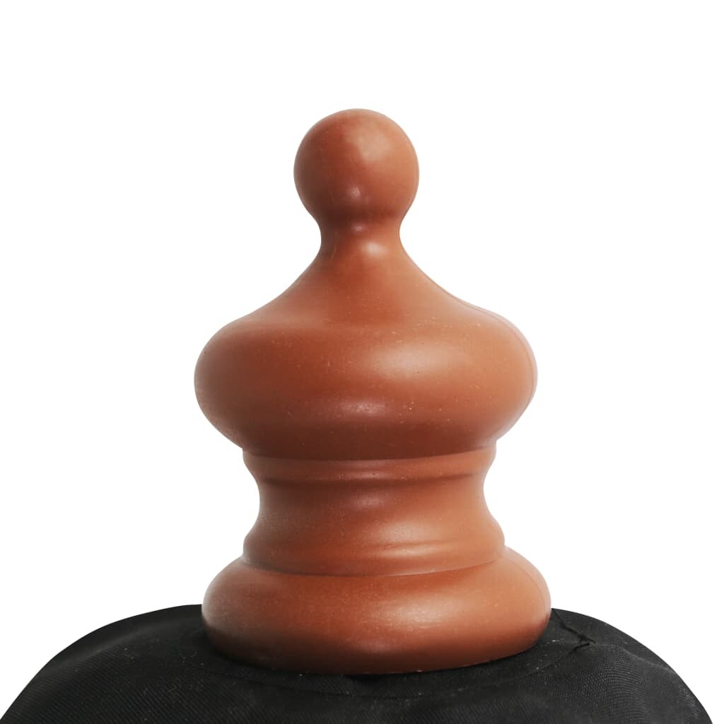 vidaXL Sonnenschirm mit Holzmast 350 cm Schwarz Image