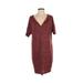 Old Navy Casual Dress - Shift: Brown Print Dresses - Women's Size Small