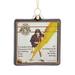 Kurt S. Adler 58203 - 3.5" AC/DC� Glass - High Voltage Album Christmas Tree Ornament