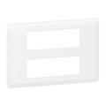 Plaque de finition Blanc MOSAIC 2x6 modules horizontale - LEGRAND - 078836L