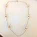 J. Crew Jewelry | J. Crew Long Pearl Statement Necklace | Color: Gold/White | Size: Os