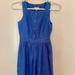 J. Crew Dresses | J. Crew Cornflower Blue Linen Party Dress | Color: Blue | Size: 0
