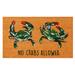 "Liora Manne Natura No Crabs Allowed Outdoor Mat Natural 18""x30"" - Trans Ocean Import Co NTR12250212"