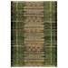 "Liora Manne Marina Tribal Stripe Indoor/Outdoor Rug Green 39""x59"" - Trans Ocean Import Co MNA45805706"