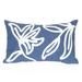 "Liora Manne Visions I Windsor Indoor/Outdoor Pillow Blue 12""x20"" - Trans Ocean Import Co 7SA1S307603"