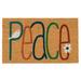 "Liora Manne Natura Peace Outdoor Mat Natural 18""x30"" - Trans Ocean Import Co NTR12200412"