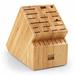 Cooks Standard 25 Slot Knife Storage Block without Knifes Wood in Brown | 9.5 H x 6.5 W x 11.5 D in | Wayfair 02706
