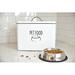 Outshine Co Outshine White Farmhouse Dog Food Bin | 11.4 H x 7.4 W x 13.3 D in | Wayfair HD0046