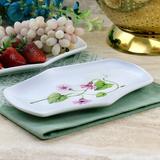 Martha Stewart 7.4" Appetizer Plate Porcelain China/Ceramic in White | Wayfair 950116726M