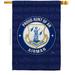 Breeze Decor Air Force Proud Aunt Airman Polyester 40" H X 28" W House Flag in Blue | 40 H x 28 W in | Wayfair BD-MI-H-108489-IP-BO-D-US20-BD