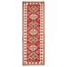 ECARPETGALLERY Hand-knotted Royal Kazak Red Wool Rug - 2'10 x 8'2