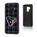 Houston Texans Galaxy Plaid Design Bump Case