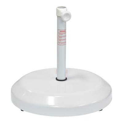 California Umbrella CFMT172-WHITE 75lb. White Umbrella Base with Wheels