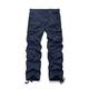 Aeslech Mens Cargo Work Combat Trousers Tactical Army Military Pants with 8 Pockets for Casual Hiking Camping Dark Blue 40