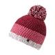 Ziener Unisex Intercontinental Bommel Mütze warm gestrickt Fleece Futter, polo pink, Einheitsgröße EU