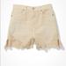 American Eagle Outfitters Shorts | American Eagle High Waisted Mom Shorts | Color: Cream | Size: 6