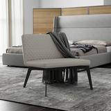 Lounge Chair - Brayden Studio® Moriann 30" Wide Genuine Leather Lounge Chair Genuine Leather in Black/Gray | 28 H x 30 W x 26 D in | Wayfair