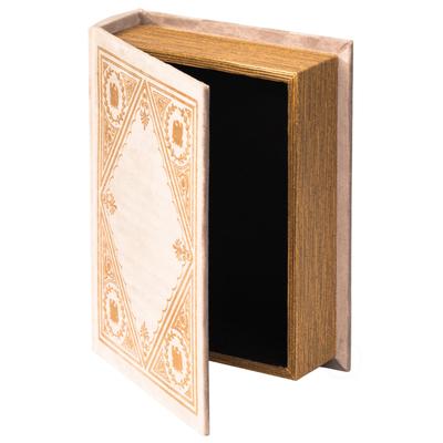 Decorative Vintage Book Shaped Trinket Storage Box