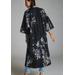 Anthropologie Jackets & Coats | Anthropologie Tie-Dye Kimono | Color: Black/White | Size: One Size