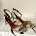 Anthropologie Shoes | Anthropologie Vicenza Glitter Prata Sandal | Color: Silver | Size: 7.5