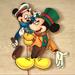 Disney Holiday | Disney Christmas Kurt Alder Mickey Mouse Wood Scrooge Movie | Color: Green/Yellow | Size: Os