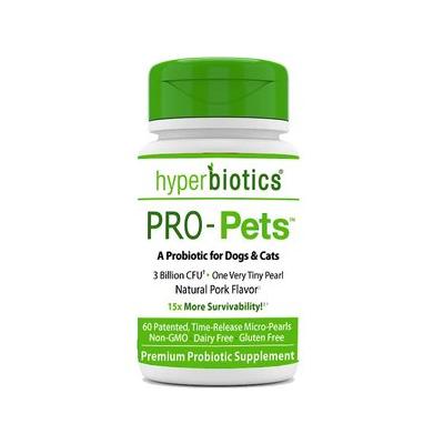 Hyperbiotics PRO-Pets Probiotic Dog & Cat Supplement, 60 count