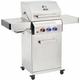 Platinum 2+1 Gasgrill Edelstahl bbq Sear Zone Griller Keramik-Brenner - Taino