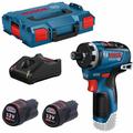 Bosch Professional Bosch Akku-Schrauber GSR 12V-35 HX, 2 x Akku GBA, Ladegerät, Zubehör, L-BOXX mit