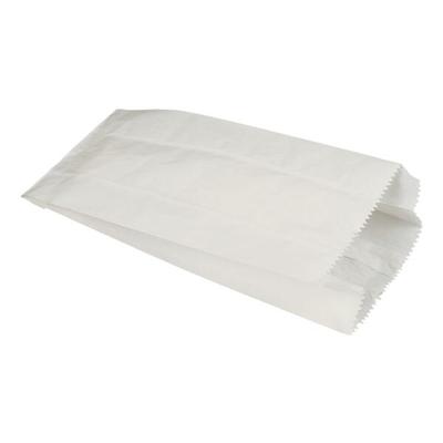 Papstar 1000 Papierfaltenbeutel gefädelt weiß - 35 x 15 x 7 cm weiß