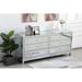 Everly Quinn Rotella Mirrored 6 Drawer Double Dresser Wood in Gray | 32 H x 72 W x 18 D in | Wayfair 6973FCEBC45D45568BD8EC2A1422D840