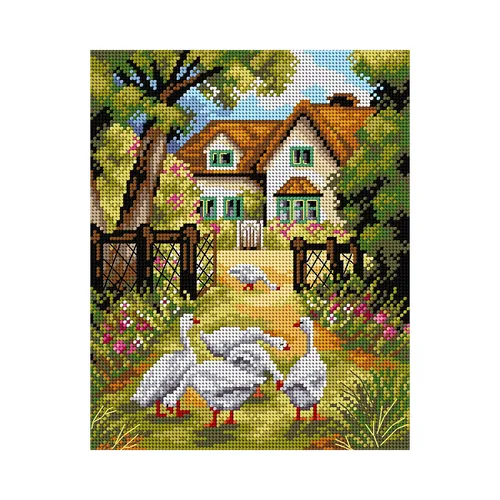 Gobelin Landleben, 30 x 24 cm