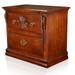 Weston Traditional Pine Solid Wood 2-Drawer Nightstand by Furniture of America