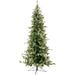 Fraser Hill Farm 9 Ft. Buffalo Fir Slim Artificial Christmas Tree with LED String Lighting