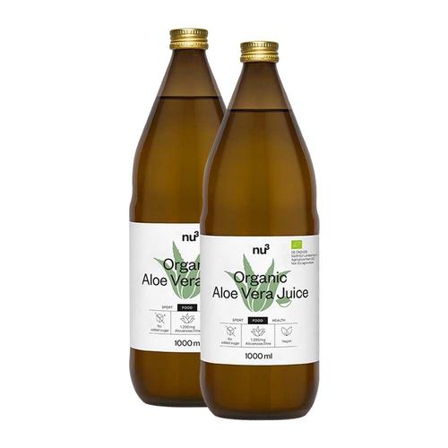 nu3 Bio Aloe Vera, Saft 2x1000 ml