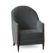 Barrel Chair - Fairfield Chair Starke 30.5" W Barrel Chair Fabric in Green/Gray/Blue | 36.5 H x 30.5 W x 36 D in | Wayfair 1405-01_9508 97_Walnut