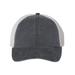 Sportsman SP510 Men's Pigment-Dyed Trucker Cap in Black/Stone size Adjustable | Cotton/Polyester Blend