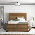 Birch Lane™ Annelie Solid Wood Low Profile Bed Wood in Brown | 60 H x 86 W x 93 D in | Wayfair 151A1EDB52D14BE38459A20D5A28D78E