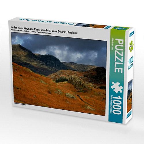 Puzzle CALVENDO Puzzle In der Nähe Wrynose Pass, Cumbria, Lake Distrikt, England - 1000 Teile Foto-Puzzle glückliche Stunden Kinder