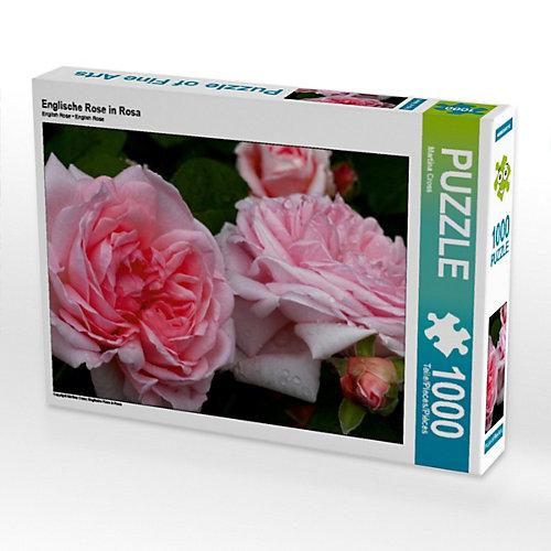 Puzzle Englische Rose in Rosa Foto-Puzzle Bild von Martina Cross Puzzle