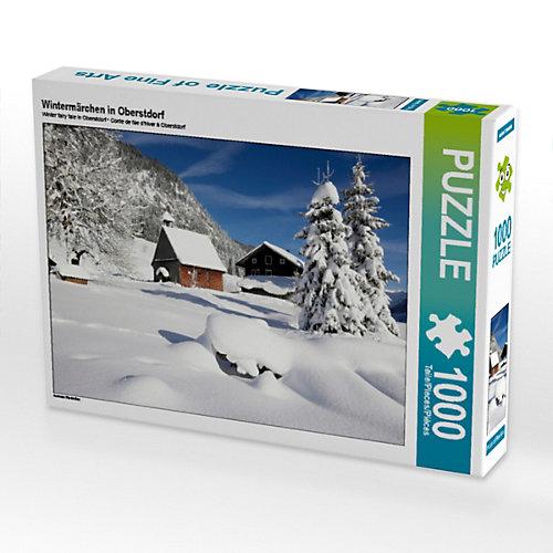 Puzzle Wintermärchen in Oberstdorf Lege-Größe 64 x 48 cm Foto-Puzzle Bild von Andreas Riedmiller