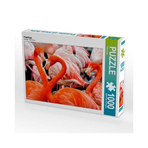 Puzzle CALVENDO Puzzle Flamingo - 1000 Teile Foto-Puzzle glückliche Stunden Kinder