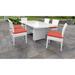 Monaco Rectangular Outdoor Patio Dining Table with 6 Armless Chairs