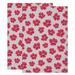 Designer Print Towel Set/2 by Mu Kitchen in Red Floral