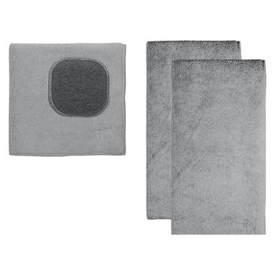 MUCloth & MUTowel 3pc Set by Mu Kitchen in Nickel