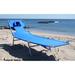 Ostrich Chaise Lounge Folding Portable Sunbathing Beach Chair Metal in Pink | Wayfair 3 x CHS-1002P