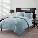 George Oliver Daziel Microfiber Modern & Contemporary Comforter Set Polyester/Polyfill/Microfiber in Blue | Wayfair