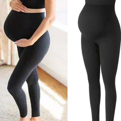 Leggings de grossesse taille haute pour femmes enceintes vêtements de maintien du ventre Slim