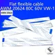 10 pièces câble plat flexible FDavid FPC câble LCD AWM 20624 80C 60V VW-1 FFC-1.0MM câble de
